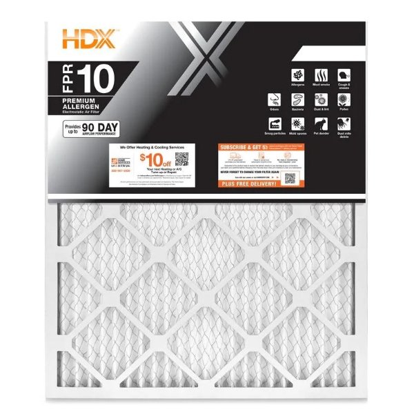 HDX Elite Pleated Air Filter FPR 10 Sale