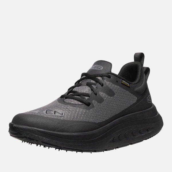 Men's Wk400 Wp Shoes - Black/Black - UK 7