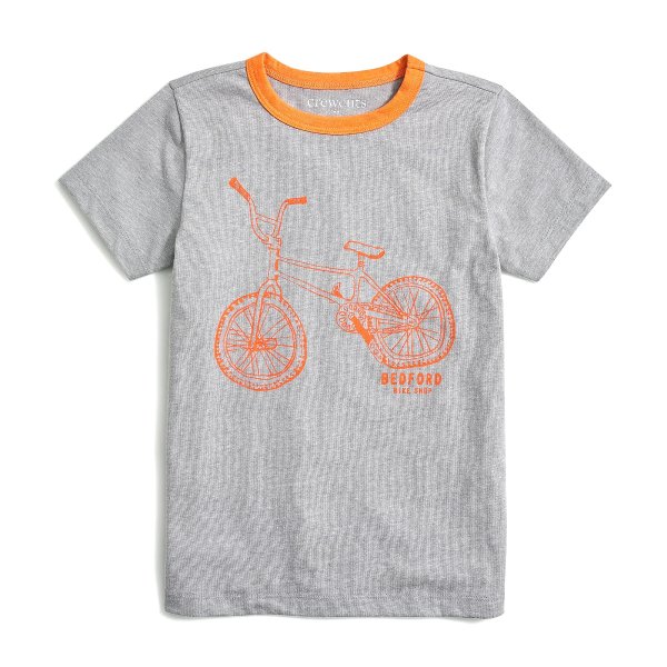 Boys' bicycle graphic tee