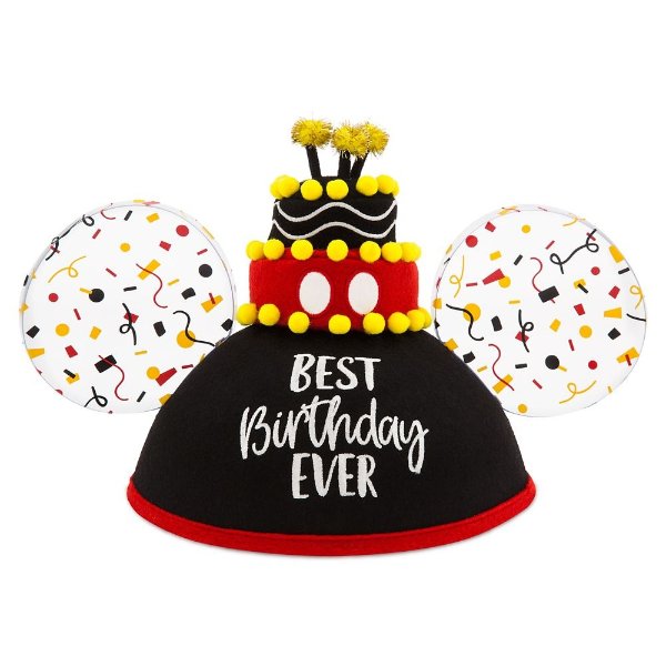 Mickey Mouse ''Best Birthday Ever'' Ear Hat for Adults | shopDisney