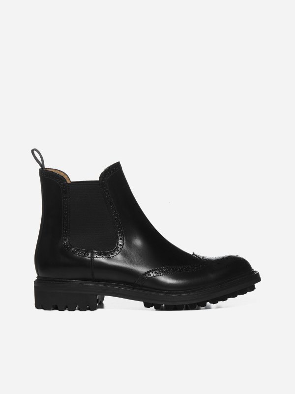 Aura leather Chelsea boots