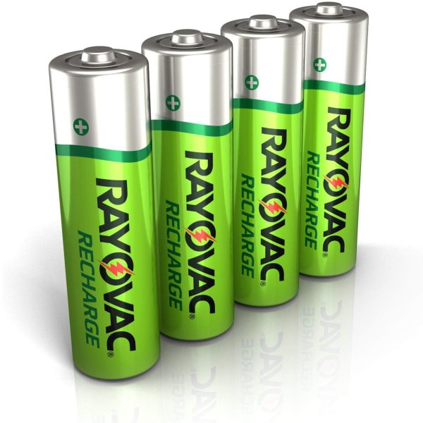 Rechargeable AA Batteries (4 Count)