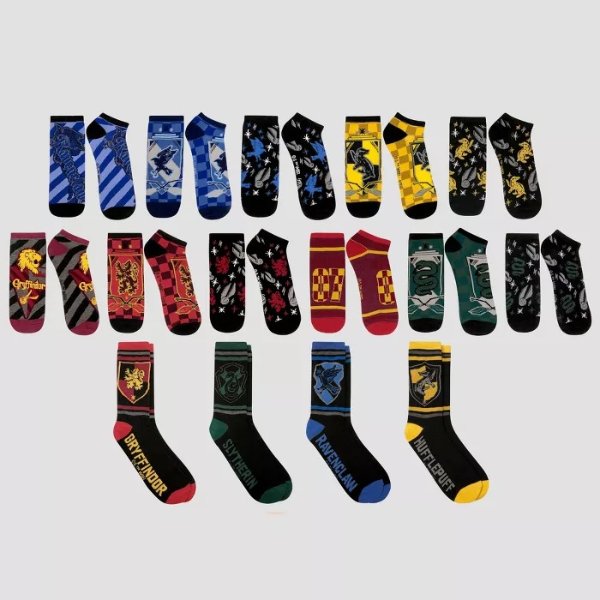 Mens Harry Potter 15 Days of Socks in a Box Socks - Colors May Vary 6-12