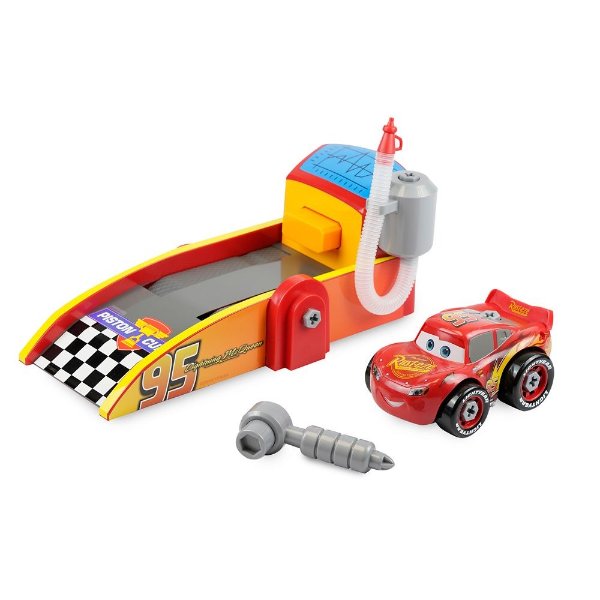 Lightning McQueen Mechanic Shop and Launcher Play Set | shopDisney