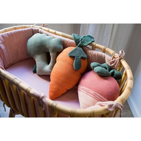 Kids Knitted Cushion Cathy the Carrot