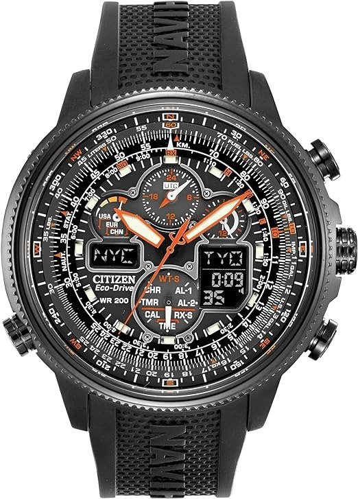 Men's Eco-Drive Navihawk Atomic Timekeeping Watch, JY8035-04E