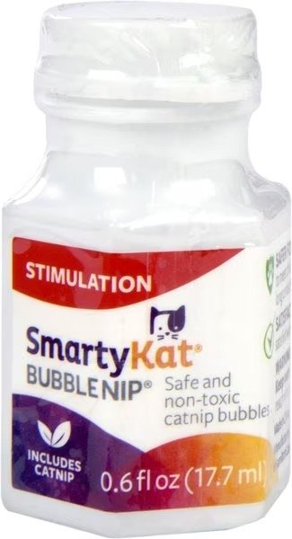 SmartyKat Bubble Nip Bubbles Pure & Potent Catnip, 0.6-oz container