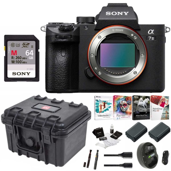 α7 III Full Frame Mirrorless Camera with 28-70mm Lens Essentials Kit