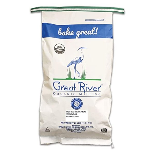 Organic Milling, Specialty Flour, Buckwheat Flour, Organic, 25-Pounds (Pack of 1)