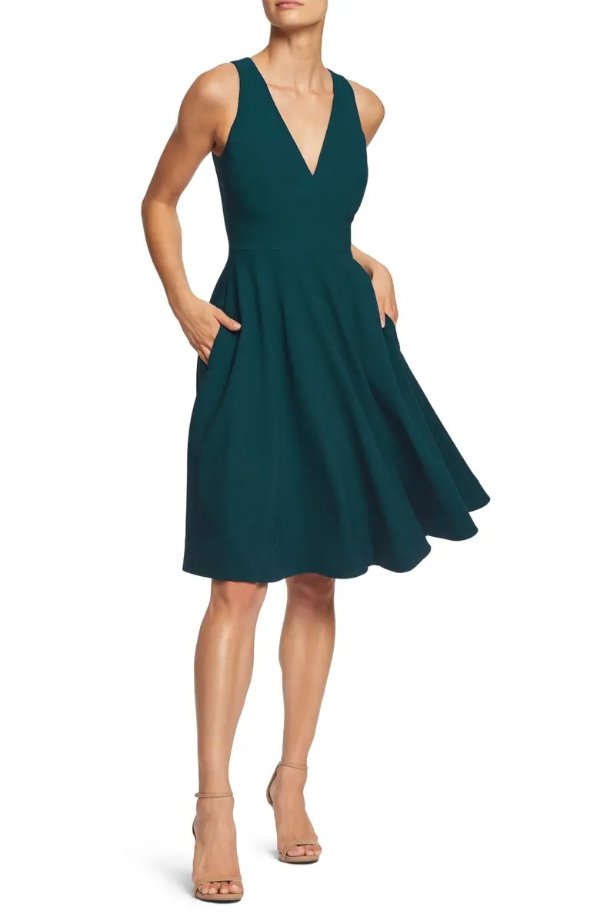 Catalina Fit & Flare Cocktail Dress
