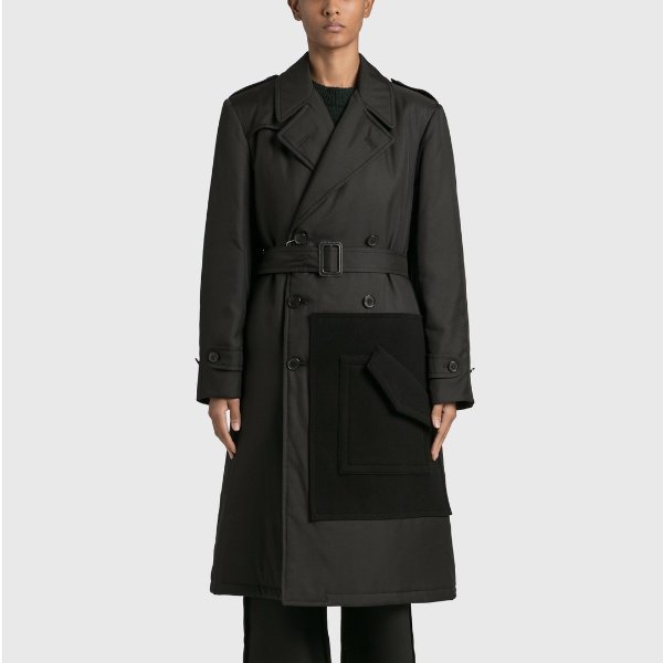 Padded Trench Coat