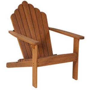 Garden Treasures Westerwood Natural Wood Adirondack Chair