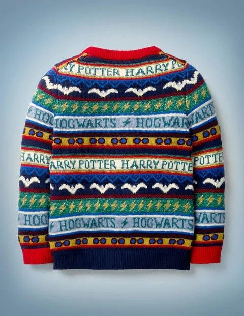Harry Potter Fair Isle Sweater - College Blue Multi | Boden US