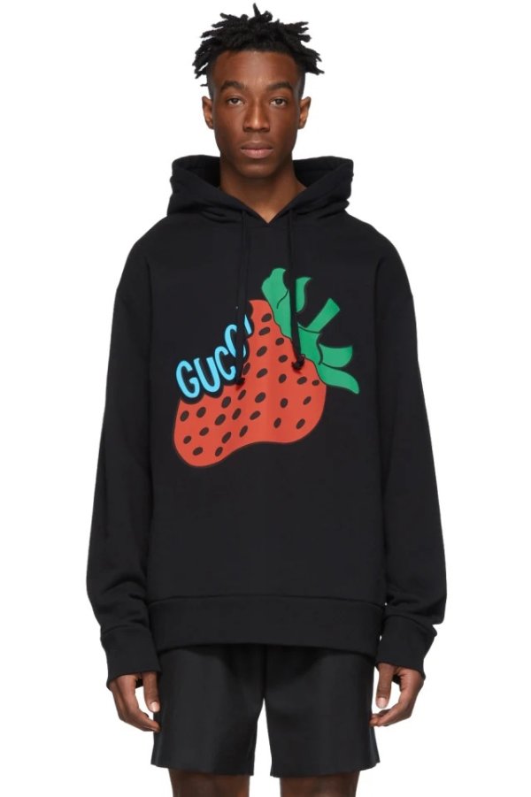 Black Strawberry Hoodie