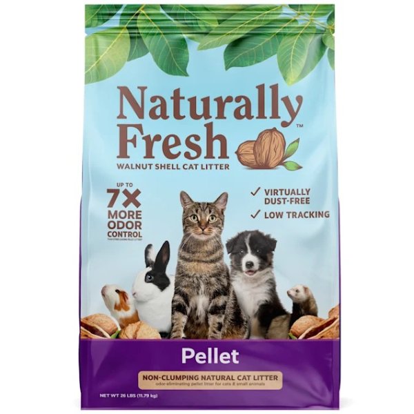 Naturally Fresh 颗粒无香核桃猫砂 26 lbs. | Petco