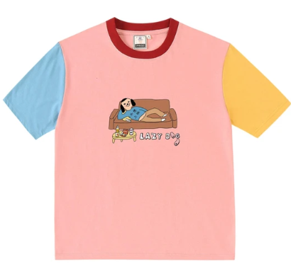 Candy House Bunny Colorblock T-Shirt