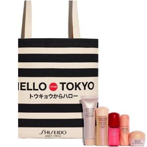 Shiseido 美妆护肤品满额送礼包 收节日礼包