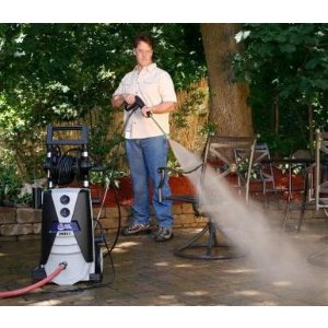 AR Blue Clean AR390SS 2000 psi Electric Pressure Washer with Spray Gun, Wand, 30' Hose & 35' Power Cord