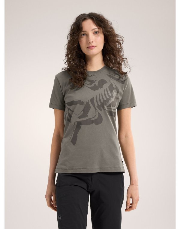 化石鸟T恤