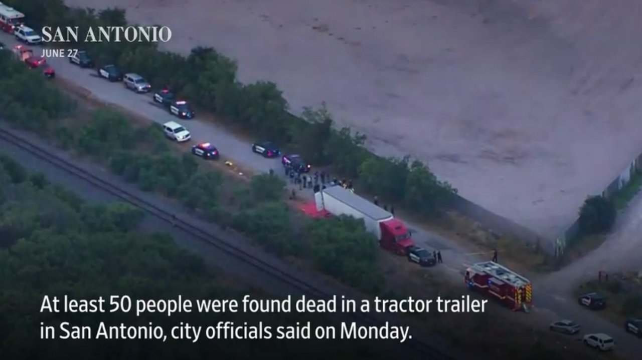 50人死亡！圣安东尼奥拖车内发现50移民死亡