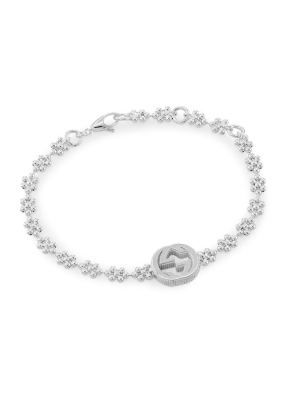 Sterling Silver Interlocking-G Bracelet