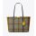 Perry Plaid Triple-Compartment Tote Bag