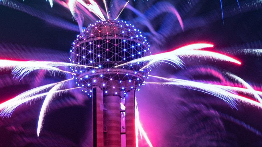 2022年达拉斯跨年活动攻略 | Reunion Tower烟火/Day 1 Dallas跨年活动/Lights all Night Festival音乐节