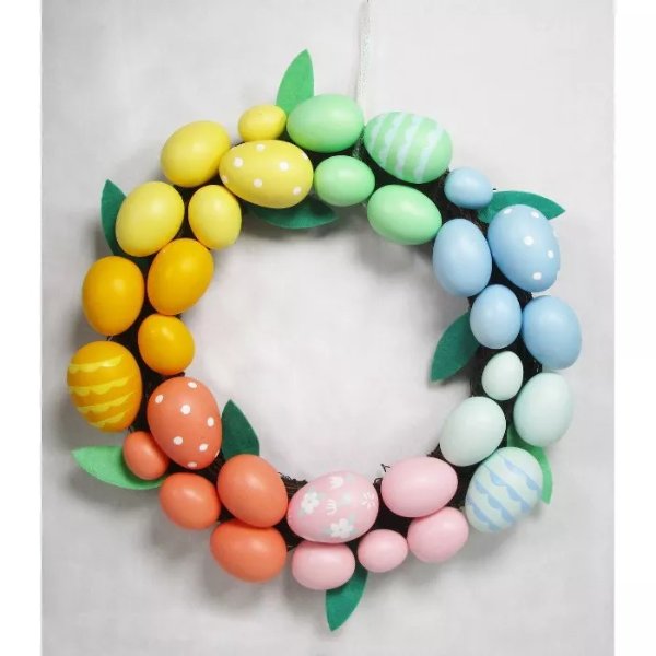 Easter Egg Wreath - Spritz&#8482;