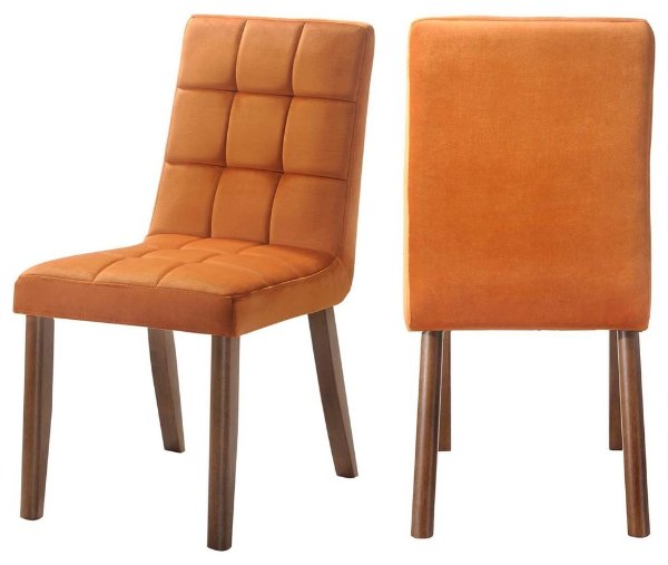 Picket House Furnishings Rosie Tufted Side Chair Set - Midcentury - Dining Chairs - by Picket House
