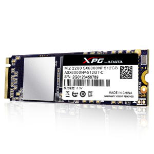 ADATA XPG SX6000 512GB M.2 PCIe NVME SSD