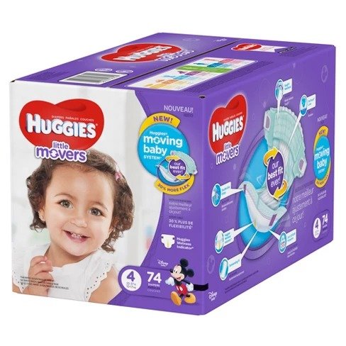 Little Movers Diapers Super Pack (Select Size)
