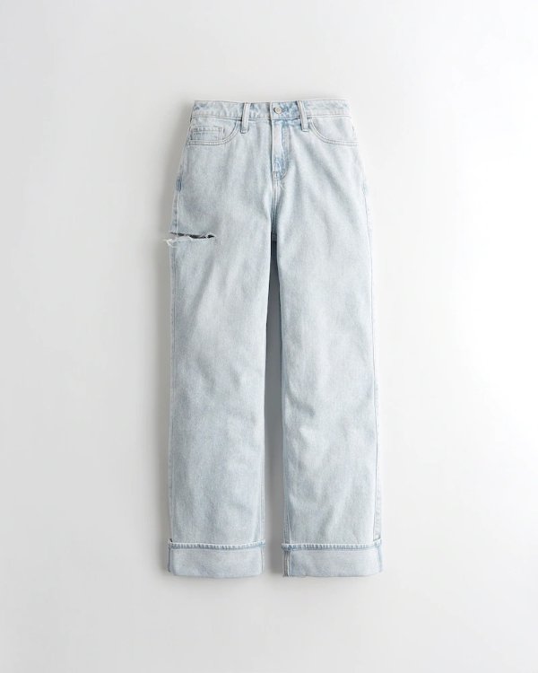 High-Rise Baggy Jeans
