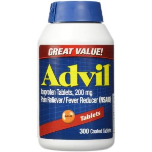 Advil Tablets ( Ibuprofen ), 200 mg, 300 Coated Tablets