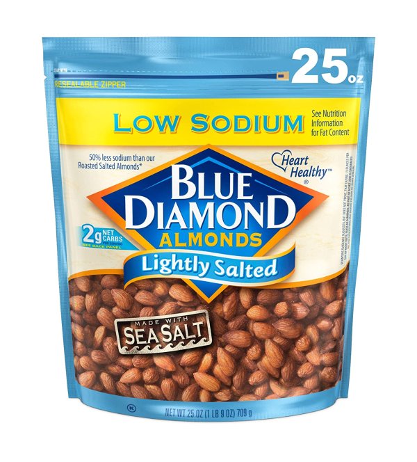 Blue Diamond Almonds 低盐大杏仁 25oz