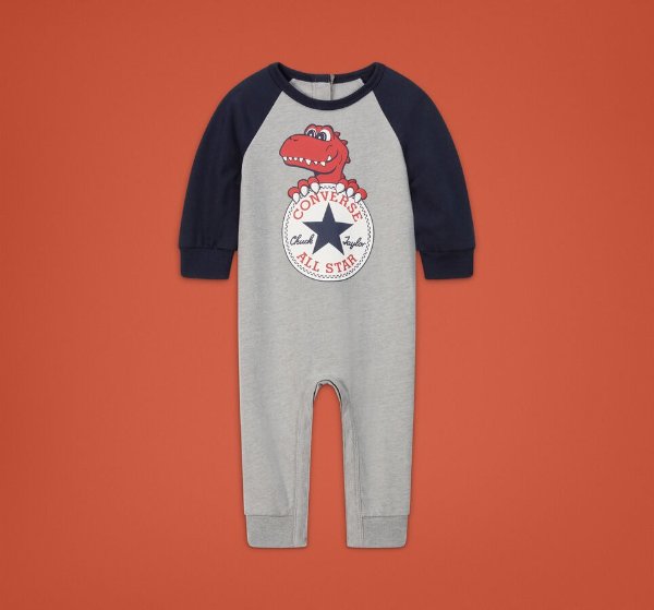 ​Dino Chuck Patch Taylor Coverall Infant OnePiece..com