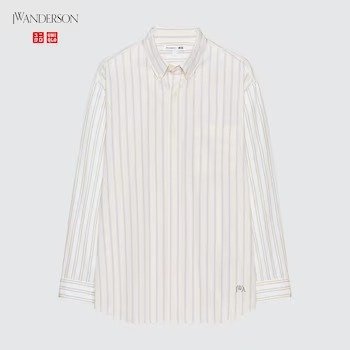 Oversized Striped Long-Sleeve Shirt (JW Anderson)