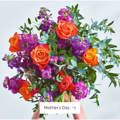 £20起 妈妈和自己都幸福的像花一样Marks & Spencer 鲜花专场 女生节碰上母亲节