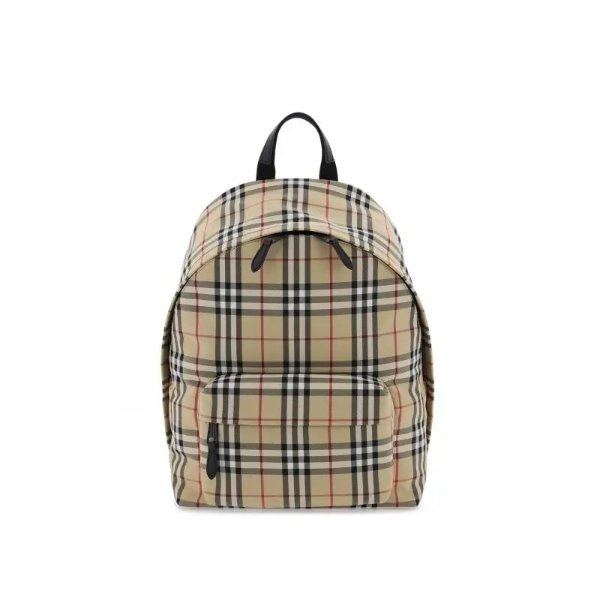 BURBERRY check backpack