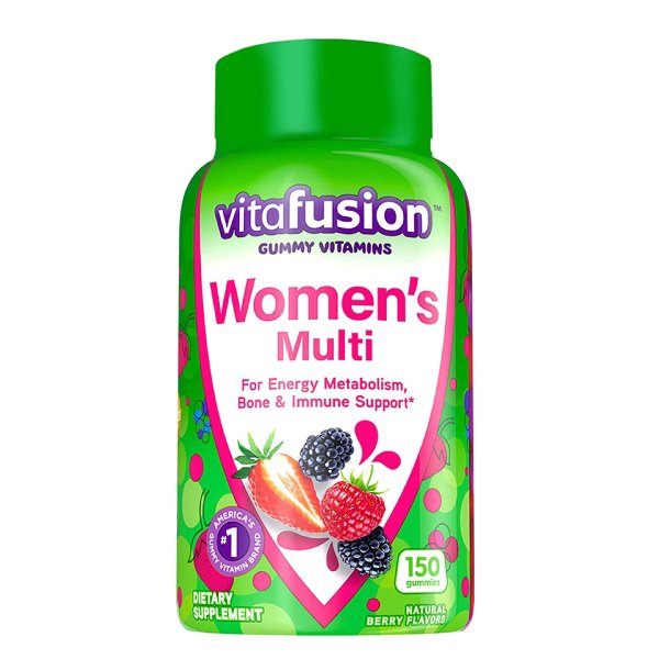 Vitafusion Womens Multivitamin Gummies, Berry Flavored Daily Vitamins 150 Count