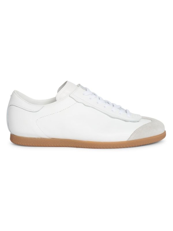 Feather Light Leather & Suede Sneakers