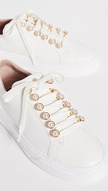 珍珠小白鞋
