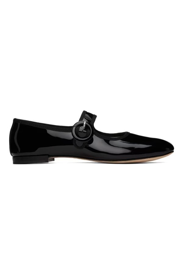 黑色 Georgia 芭蕾鞋