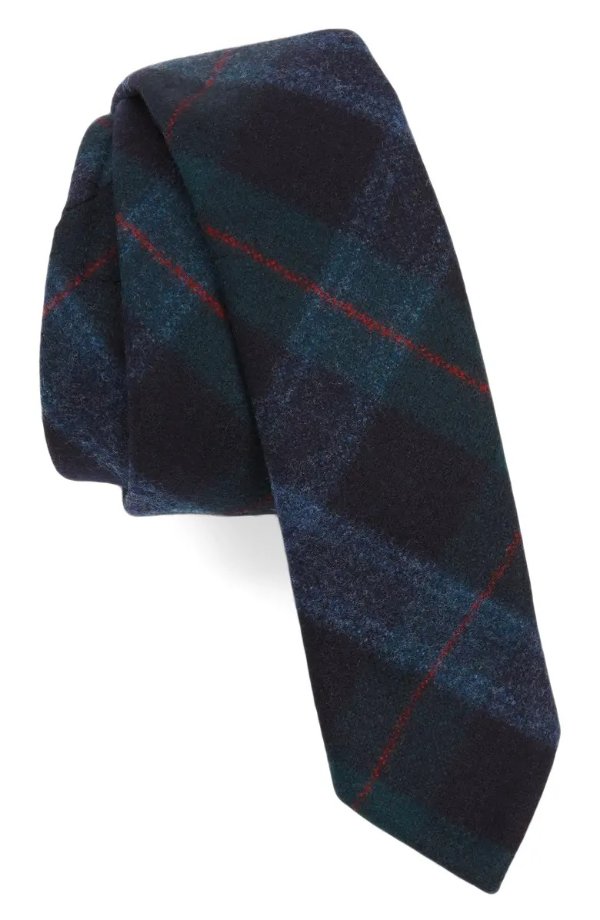 Tartan Wool & Cashmere Flannel Tie