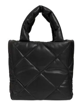 ROSANNE DIAMOND QUILTED FAUX LEATHER BAG