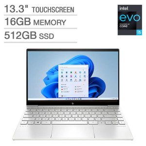 HP ENVY 13.3" 笔记本 (i5-1135G7, 16GB, 512GB)