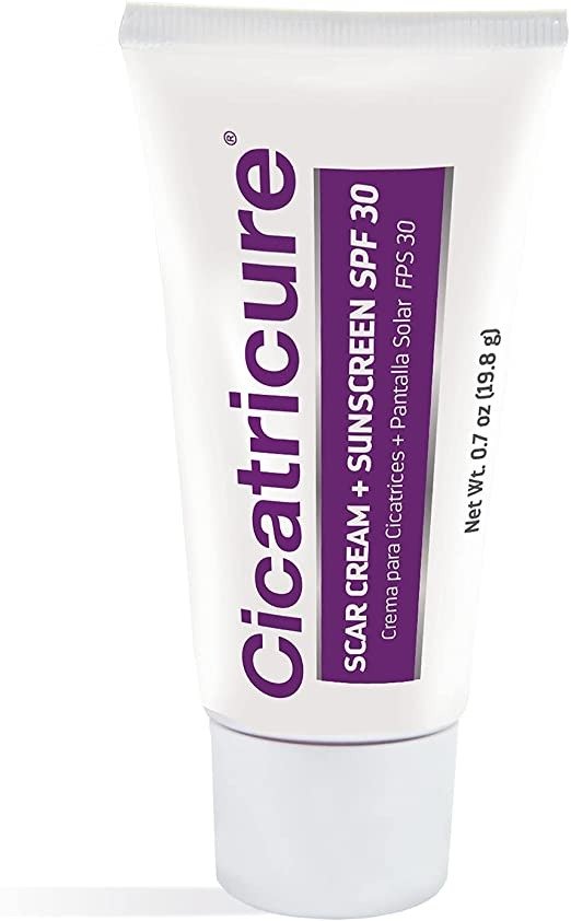 Scar Cream & Sunscreen, SPF 30, 0.7 Ounce