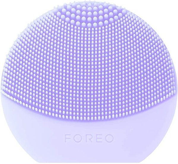 Luna Play Plus 2 Silicone Facial Cleansing Brush & Face Exfoliator | All Skin Types | for Clean and Healthy Looking Skin | Enhances Absorption of Facial Skin Care Products | I Lilac You!