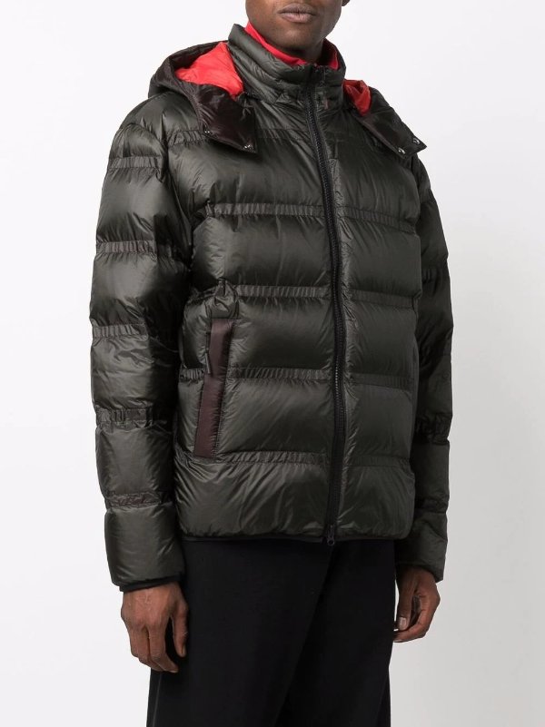 padded feather down puffer jacket