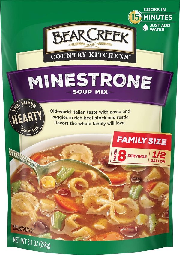 Bear Creek Soup Mixes, Minestrone, 8.4 Ounce