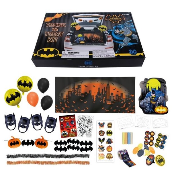 Batman Trunk or Treat Kit, 200 Pieces